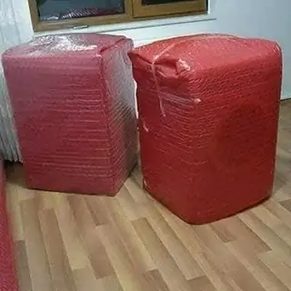 Taşımaya hazır paketli eşyalar